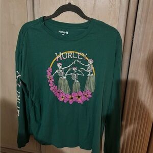 Hurley Forest Green Graphic Tee